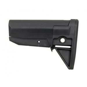 AR-15/M4 Light-Weight Polymer Stock - Black [BattleAxe]